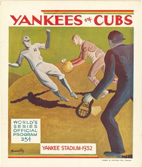 1932 World Series Program (Babe Ruth Called Shot)